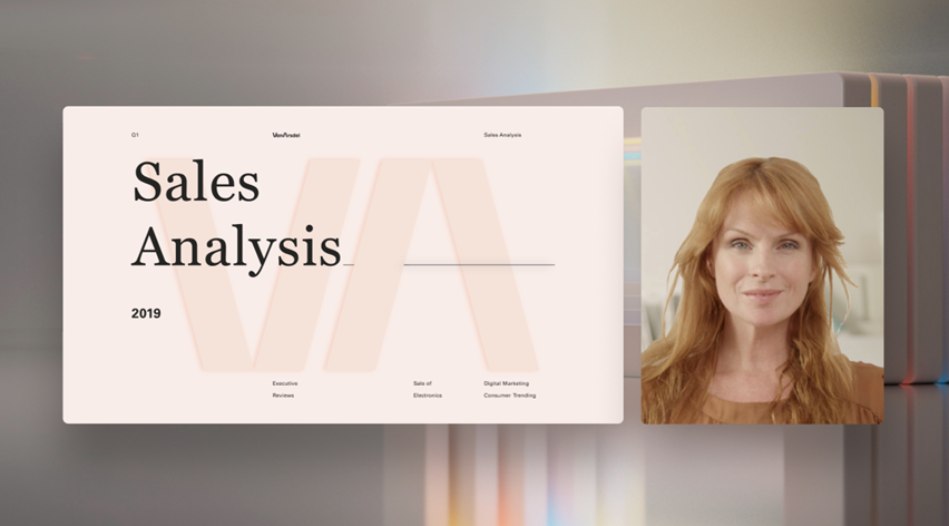 Microsoft Teams side-by-side presenter mode screenshot